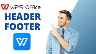 16 Adding Header and Footer in WPS Office Suite [upl. by Inaleon]