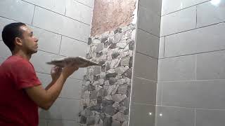 Install Wall Tiles [upl. by Brendis559]