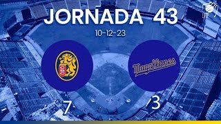 Resumen Jornada 43 Navegantes del Magallanes vs Leones del Caracas 10 de diciembre 2023 [upl. by Eggleston684]