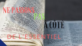 Thème  Ne passons pas à côté de lessentiel [upl. by Aceissej687]