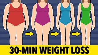 30Minute Full Body Weight Loss Exercise [upl. by Daphene]