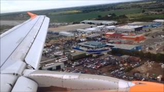 ✈ EasyJet HARD landing Southend airport ✈ [upl. by Monti366]