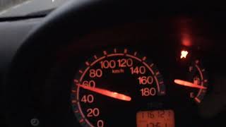 Fiat Seicento Sporting 11MPi 0100 Acceleration [upl. by Pinsky]