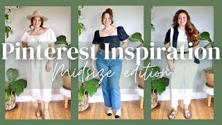 Styling Pinterest Outfits on a Midsize Body Shop Your Closet Play Dress Up and Get Inspired [upl. by Wetzel]