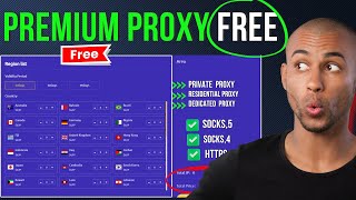 How to get Free Proxy Socks 45 Working  get a Free Premium Proxy List  Best Website 2024 [upl. by Huskamp]