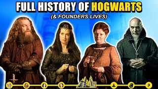 History of Hogwarts amp All 4 Founders Slytherin Gryffindor Hufflepuff Ravenclaw  Harry Potter [upl. by Haldeman986]