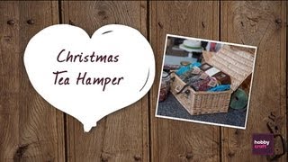 How to make Christmas Tea Hamper [upl. by Sitelc]