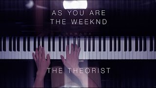 The Weeknd  As You Are  The Theorist Piano Cover [upl. by Lemmor]