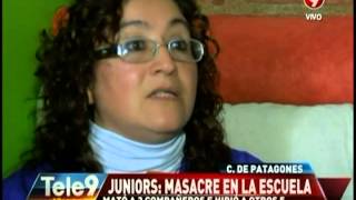 Tele 9 en Carmen de Patagones A 10 años de la masacre en la escuela [upl. by Barfuss823]