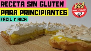 Lemon pie sin TACC receta sin gluten fácil para celíacos [upl. by Merat]