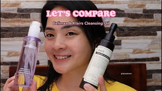 Let’s Compare Celimax amp Klairs Cleansing Oil [upl. by Eiramlatsyrk]