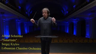 Sergej Krylov conductor  Alfred Schnittke quotSutartinėsquot  Lithuanian Chamber Orchestra [upl. by Harriot]