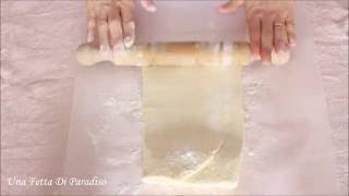 Pasta Sfoglia Metodo Veloce  Tutorial  Una Fetta Di Paradiso [upl. by Ahsiuqram810]