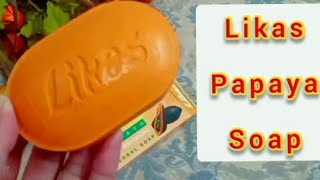 LIKAS PAPAYA WHITENING Original SOAP REVIEW [upl. by Ahsielat]