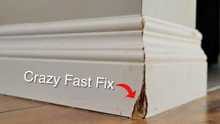 The Baseboard Repair Method That Changes Everything [upl. by Sihtnyc293]