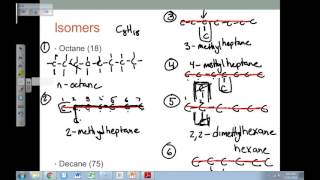 Names and Structures of Octane Isomers [upl. by Nirad]