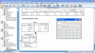 KruskalWallis  SPSS part 3 [upl. by Eniamsaj]