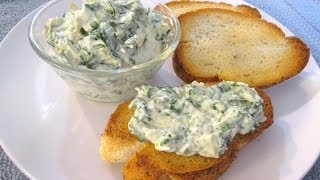 Spinach and Artichoke Dip  Spread for Toasted French Bread or Tortilla Chip Dip  PoorMansGourmet [upl. by Anila]