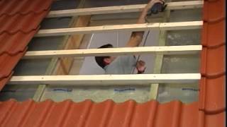 Install a RoofLITE roof window 4  Make the opening part three [upl. by Franza]