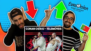 CONAN OSÍRIS  REACT PORTUGAL EUROVISÃO EUROVISION 2019 [upl. by Arne]