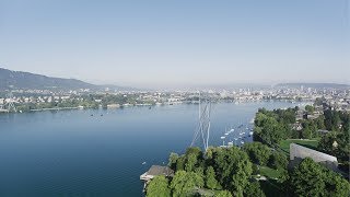 ZüriBahn der Zürcher Kantonalbank Unsere Seilbahn über den Zürichsee [upl. by Aelat]