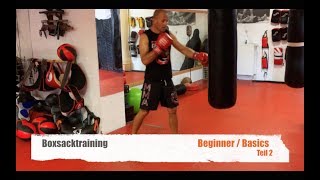 BOXSACK TRAINING BEGINNER TEIL 2 mit Guido Wedekind [upl. by Leasim]