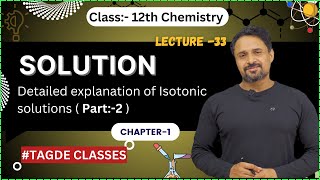 solution  Isotonic solution  Detailed explaination chapter1 [upl. by Kcinemod]