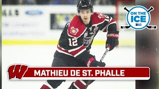 Spotlighting Mathieu De St Phalle  Wisconsin Hockey  On The Ice [upl. by Bellda]