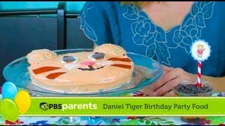 Tiger Cake and Striped Parfaits  Daniel Tiger Birthday Party 3  PBS Parents [upl. by Jasisa291]