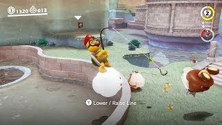 Super Mario Odyssey Nintendo Switch  Lakitu Fishing Attack [upl. by Yasmar]