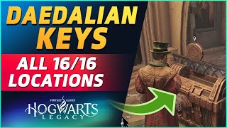 Hogwarts Legacy  Daedalian Key All locations amp Where to find Every One [upl. by Helse]