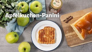 Knusprige ApfelkuchenPanini  Einfach und schnell zubereitet [upl. by Aikrehs863]