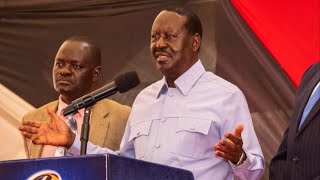 LIVE Raila Odinga finally exposing President Rutos mega oil corruption scandal [upl. by Leonidas384]