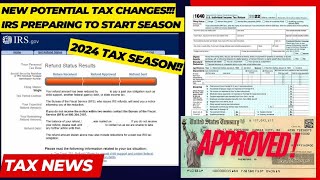 2024 IRS TAX REFUND UPDATE  UPDATED TAX CHANGES Refund Delays Amended Returns ID Verification [upl. by Ettenowtna78]