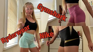 Gymshark Nike Ryderwear GYM SHORTS try on [upl. by Anniken]