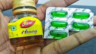 Vitamin E Capsules Beauty tips to get fairy Skin and Glowing  Remove Pimples face mask Beauty hacks [upl. by Emlen]