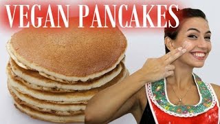 COME FARE UN PANCAKE VEGAN IN 3 MINUTI [upl. by Bromleigh996]