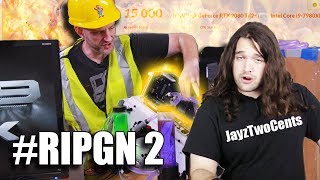 Jay vs GamersNexus for RTX 2080Ti SLI World Record Title [upl. by Edlun]