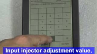 injector adjustment value registration [upl. by Ainecey]