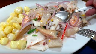 The Best Ceviche in Peru  De Alfredo [upl. by Irok914]