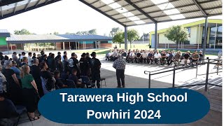 Tarawera High School  Powhiri 2024 [upl. by Gabriele]