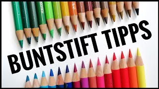 12 GENIALE TIPPS für das Malen mit Buntstift  für Anfänger  12 amazing colored pencil hacks [upl. by Eelrebmik16]