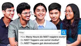 NEET Toppers Answer MOST SEARCHED Questions about NEET ft Jahnavi Akanksha Dhruv Mrinal Haziq [upl. by Romulus364]