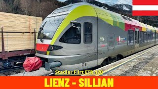 Cab Ride Lienz  Sillian  Lienz Drava Valley Railway Austria train drivers view in 4K [upl. by Ima507]