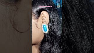 Diy Earrings With Medicine Wrapper 😱diy earrings shorts youtubepartner craft [upl. by Mccahill]