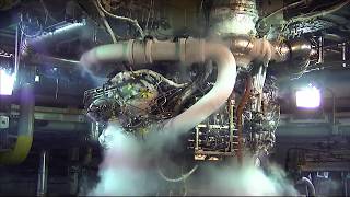 Test Series on New RS25 Rocket Engine Components Moving Forward [upl. by Lewls]