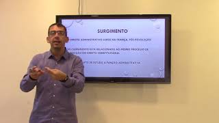 Surgimento do Direito Administrativo  PROF JORGE EMICLES [upl. by Airyt]