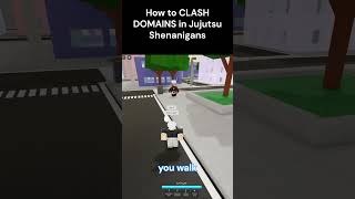 Jujutsu Shenanigans Domain Clash Tutorial roblox jjk gojo jujutsukaisen [upl. by Aienahs864]