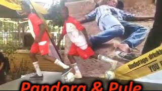 Pandora Ndoras and Pule  2015 skills on stage  Footballtainment [upl. by Calvina]