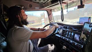 INSIDE LOOK AT MY KENWORTH W900L AND SHIFTING PROGRESS RIDE ALONG FOR FREEPORT TRANSPORT [upl. by Etteinotna]